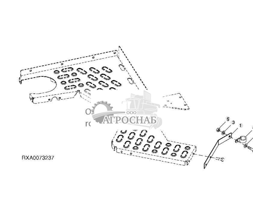BRACKET, CLAMP ACTIVE SEAT 